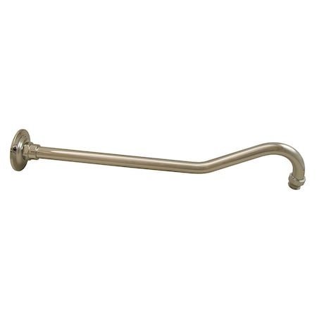 Jones Stephens Chrome Plated 18in. Raised Bend Shower Arm S01057